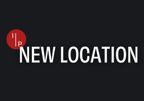 Announcement from Ignite Pizzeria featuring the logo and the words 'NEW LOCATION' on a dark background